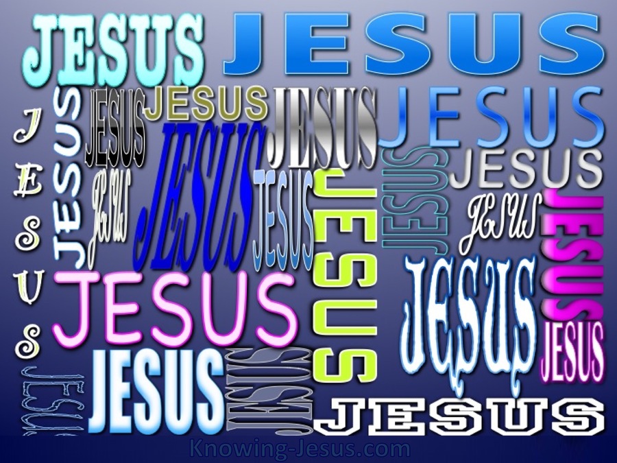 JESUS - (blue)